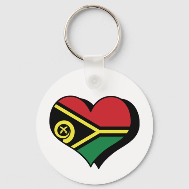 I Love Vanuatu Keychain (Front)