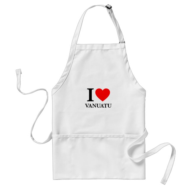 I Love Vanuatu Standard Apron (Front)