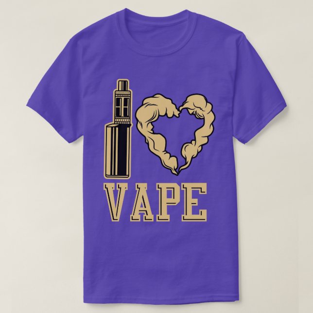 I LOVE VAPE T-Shirt (Design Front)