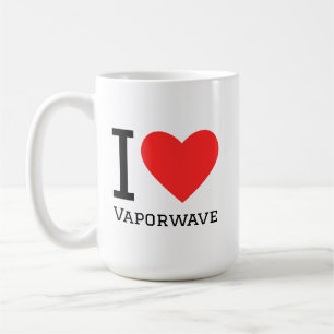 I love vaporwave  coffee mug