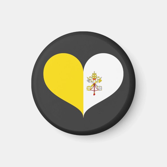 I Love Vatican City Flag Magnet (Front)