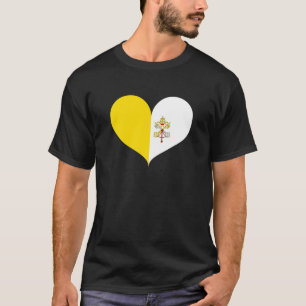 I Love Vatican City Flag T-Shirt