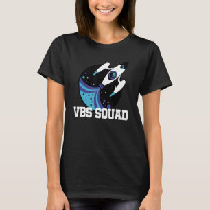 I Love VBS 2024 Space Vacation Bible School Rocket T-Shirt