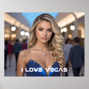 I LOVE VEGAS POSTER