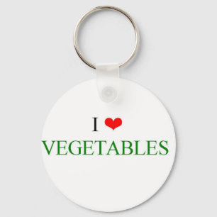 I love Vegetables Key Ring