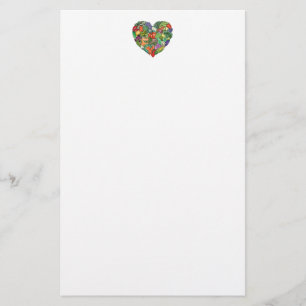 I Love Veggies Stationery