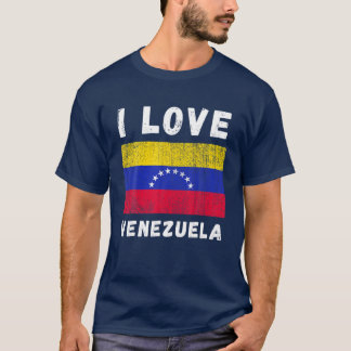 I Love Venezuela I Heart Venezuelan Family Travel T-Shirt
