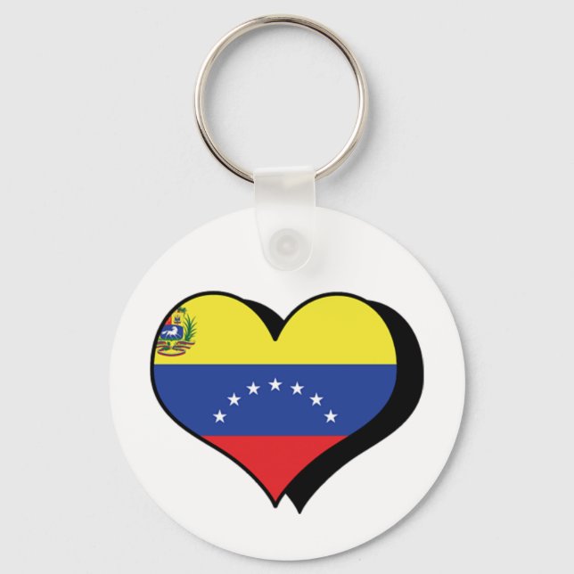 I Love Venezuela Keychain (Front)