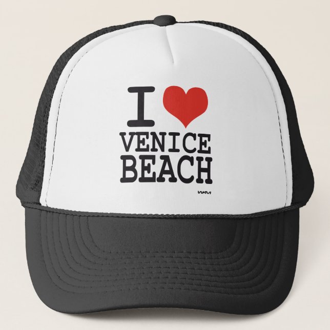 I love Venice Beach Trucker Hat (Front)
