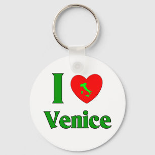 I Love Venice Key Ring