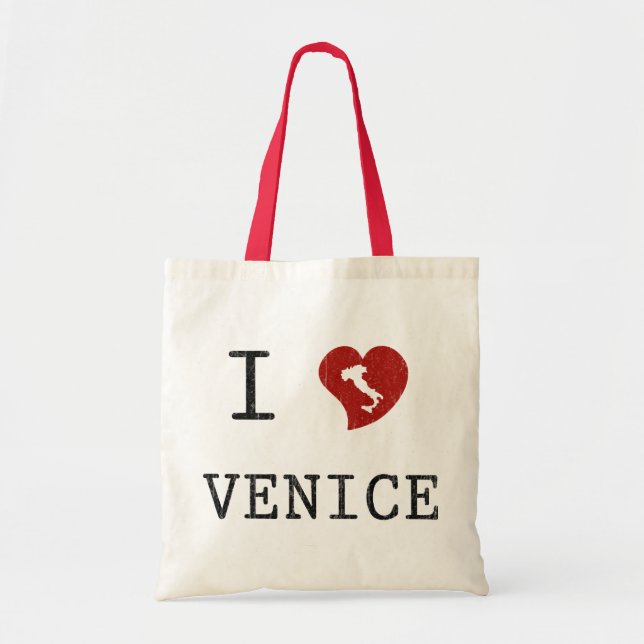 I Love Venice Tote Bag (Front)