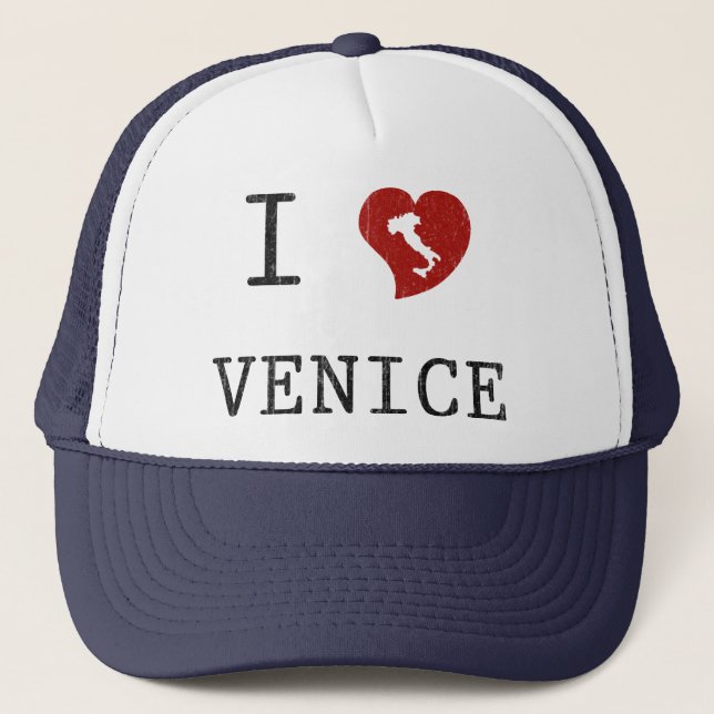 I Love Venice Trucker Hat (Front)