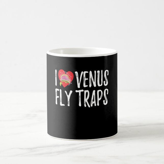 I Love Venus Flytrap Carnivorous Bite Me Coffee Mug (Center)