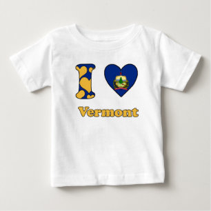 I love Vermont Baby T-Shirt