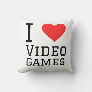 I love video games cushion