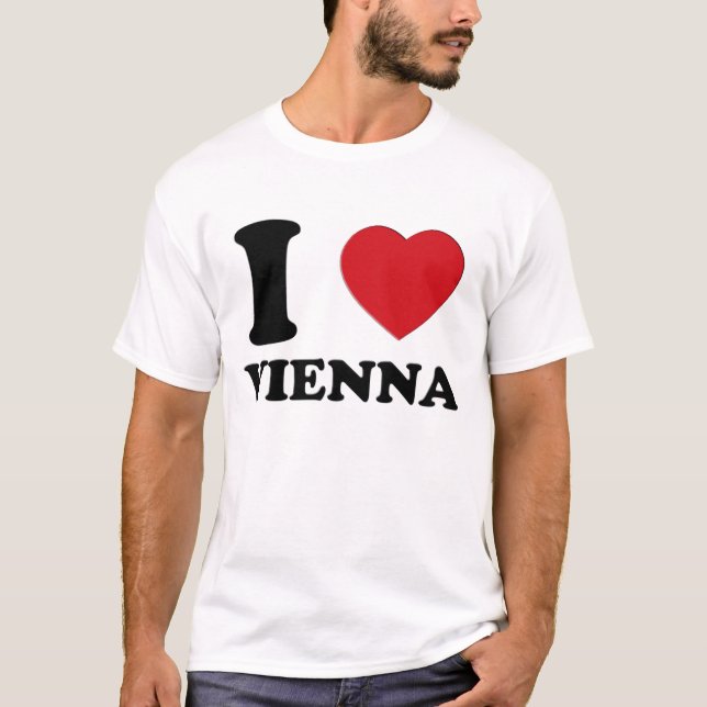 I LOVE VIENNA 3D T-Shirt (Front)