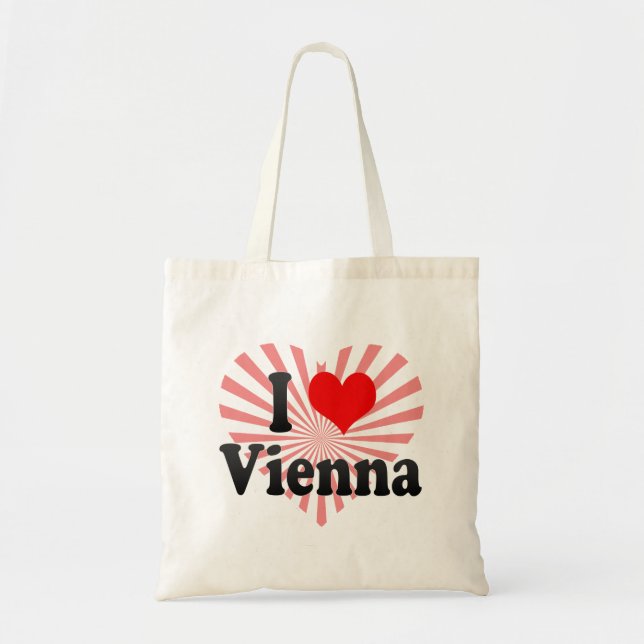 I Love Vienna, Austria Tote Bag (Front)