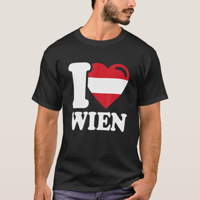 I Love Vienna Capital Of Austria I Love Vienna 1 T-Shirt (Front)