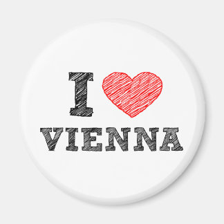 I Love Vienna Magnet