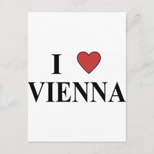 I Love Vienna Postcard