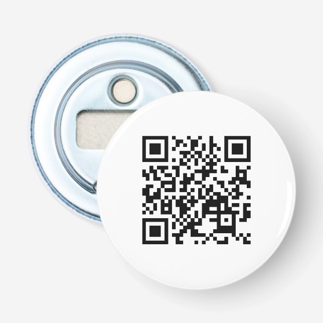 I Love Vietnam (Tôi Yêu Việt Nam) Flag QR Code Bottle Opener (Front)