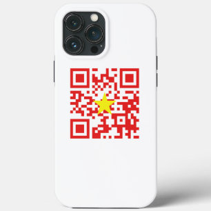I Love Vietnam (Tôi Yêu Việt Nam) Flag QR Code iPhone 13 Pro Max Case