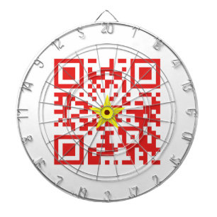 I Love Vietnam (Tôi Yêu Việt Nam) Flag QR Code Dartboard