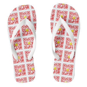 I Love Vietnam (Tôi Yêu Việt Nam) Flag QR Code Thongs