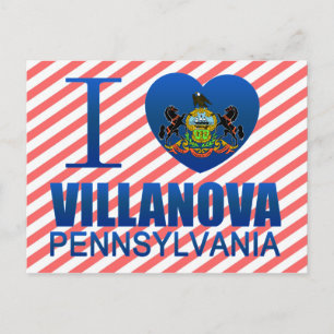 I Love Villanova, PA Postcard