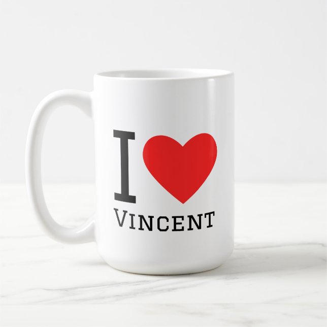I love Vincent Coffee Mug (Left)