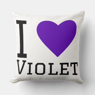 I love violet cushion