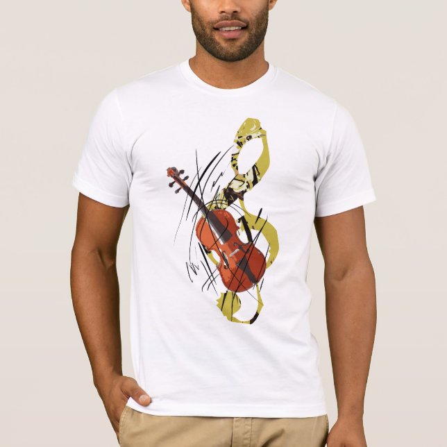 I Love Violin T-Shirt (Front)