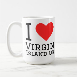 I love Virgin Islands uk Coffee Mug