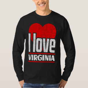 I Love Virginia Best Home State I Heart Virginia T-Shirt