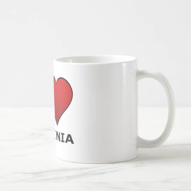 I LOVE VIRGINIA COFFEE MUG (Right)
