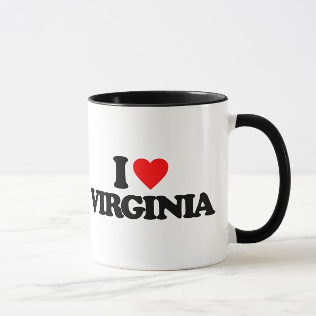 I LOVE VIRGINIA MUG (Right)