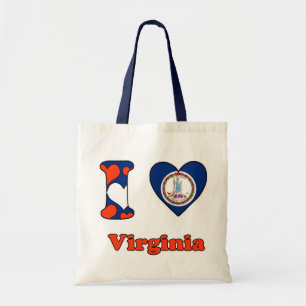 I love Virginia Tote Bag