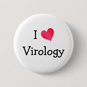 I Love Virology 6 Cm Round Badge