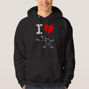 I Love Vitamin C Skincare Ingredients Acne Chemist Hoodie