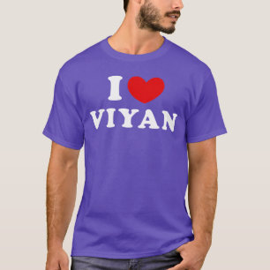 I Love Viyan I Heart Viyan funny T-Shirt