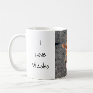 I love Vizslas classic mug