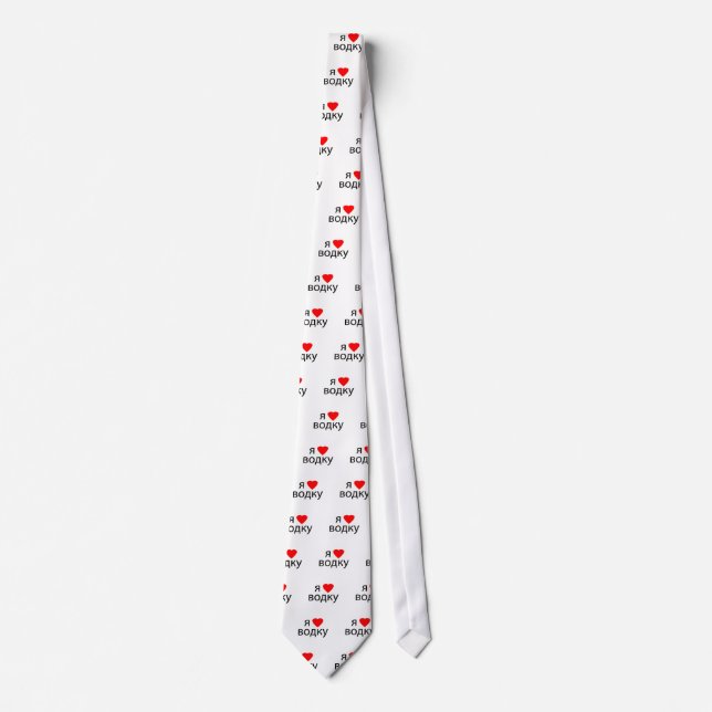 I love Vodka Tie (Front)