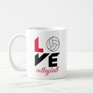 I Love volleyball Coffee Mug