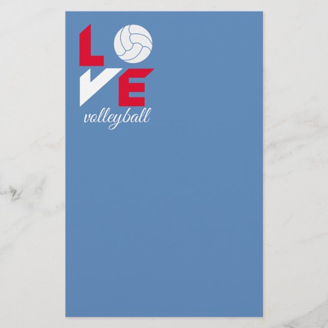I Love volleyball Flyer (Front)