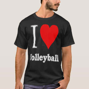I love volleyball I love sports Marathon volleybal T-Shirt