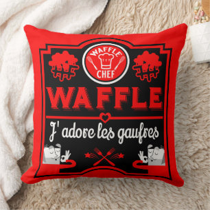 I love Waffles Cushion