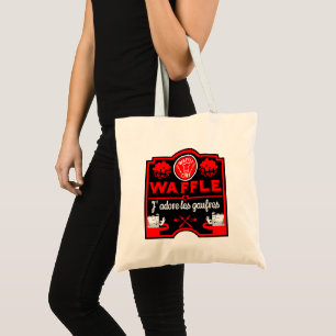 I love Waffles Tote Bag