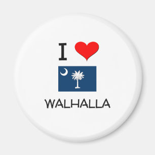 I Love Walhalla South Carolina Magnet