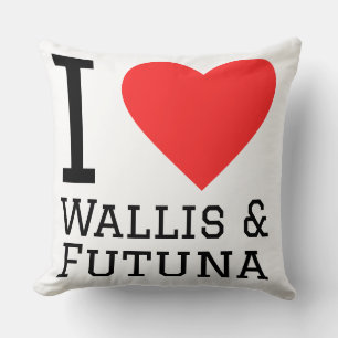 I love Wallis & Futuna Cushion