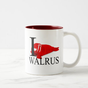 I Love Walrus Mugs